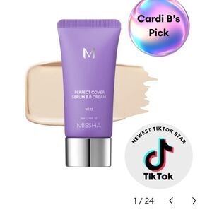 Missha Perfect Cover Serum BB Cream No.19 New in Box